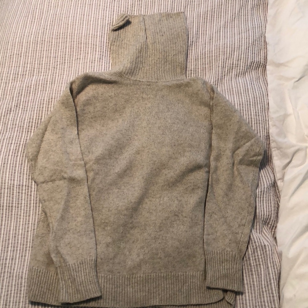 grey turtleneck